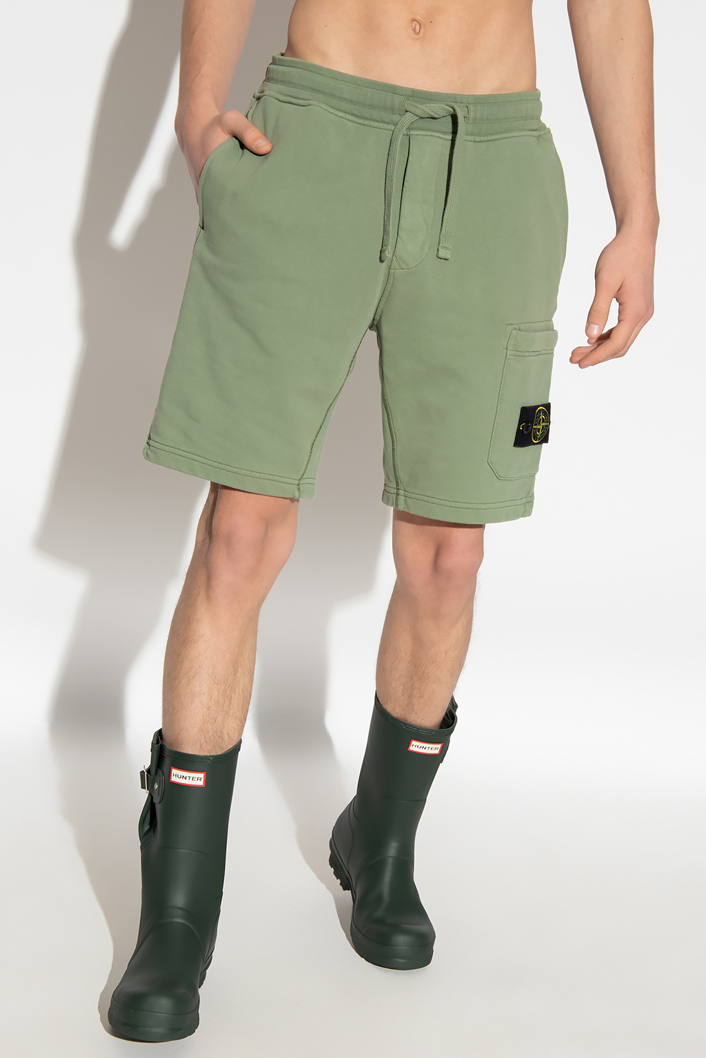 Stone island best sale shorts set